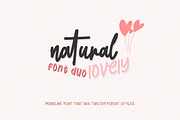 Natural Lovely - font duo, a Script Font by Struggle Studio (Thumbnail 1 of 7)