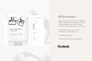 Flodesk Course Launch Template