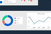 Cyanoflat - PSD Vector UI Elements, a Templates & Theme by Bilal Khettab (Thumbnail 2 of 5)