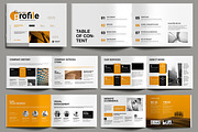 Company Profile Template Design, a Brochure Template by MightyDesign (Thumbnail 1 of 6)