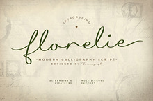 Florelie – Modern Calligraphy Script