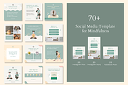 Mindfulness Bundle Canva Template, a Social Media Template by Kawalan Studio (Thumbnail 2 of 8)