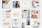 60 OPTOMETRY Instagram Templates, a Social Media Template by SocialMediaTemplate (Thumbnail 4 of 9)