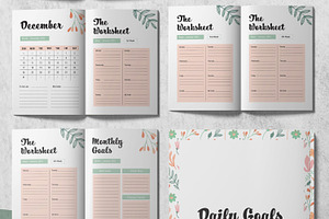 Monthly Planner Notebook Template