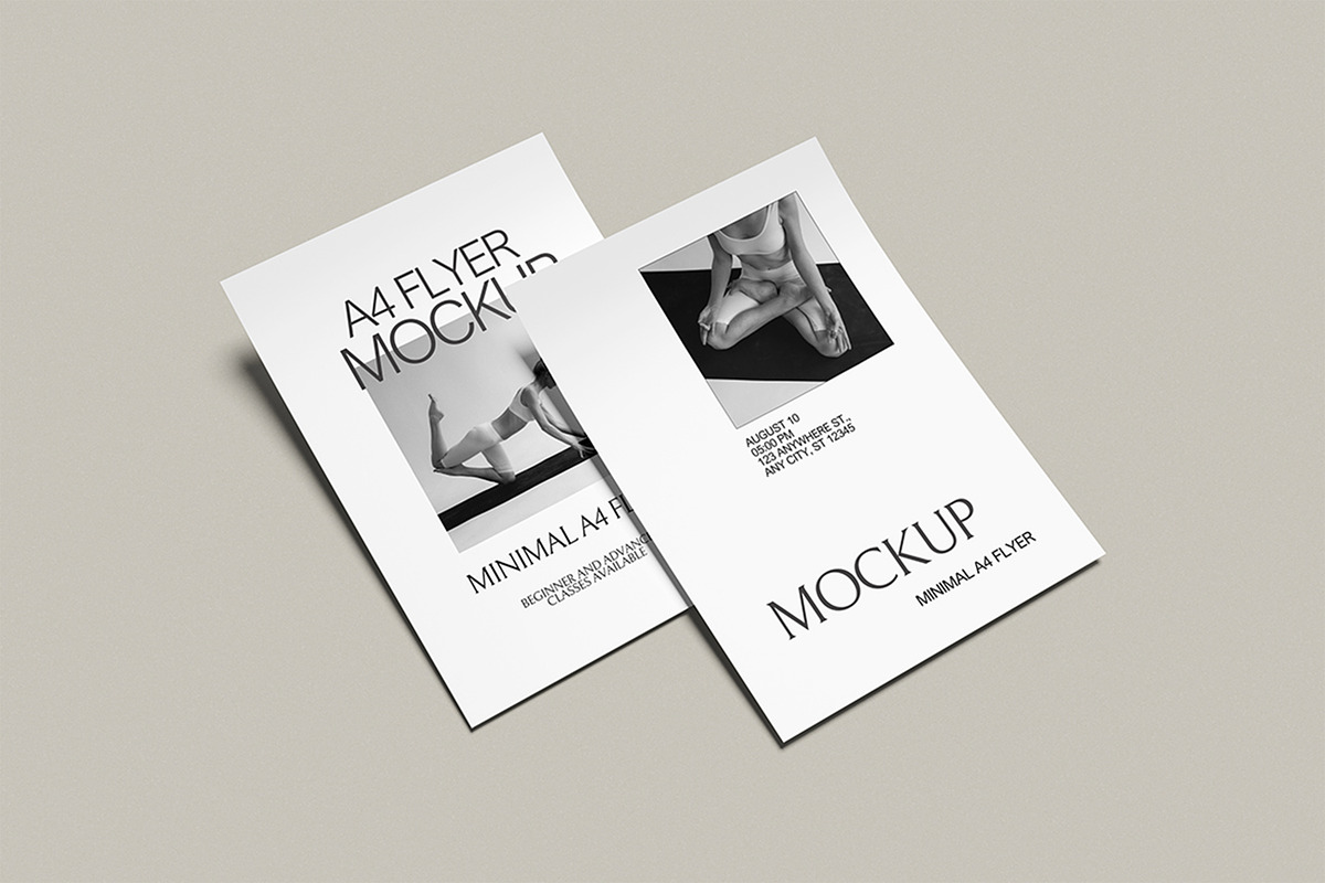A4 Flayer Mockup, an Advertising Mockup by Twins_studio926 (Photo 3 of 5)