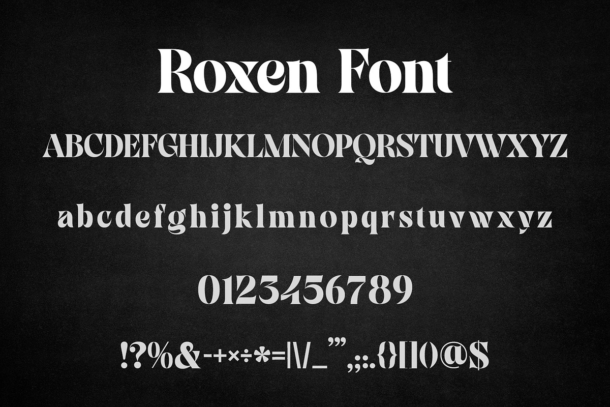 Roxen Premium Bold Display Typeface, a Blackletter Font by OWPictures (Photo 10 of 10)