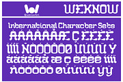Hero of happiness font, a Font by weknow (Thumbnail 7 of 8)