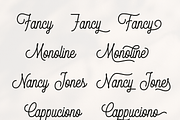 Nancy – Charming Monoline Script Fon, a Handwritten Font by Creative Foundry (Thumbnail 2 of 8)
