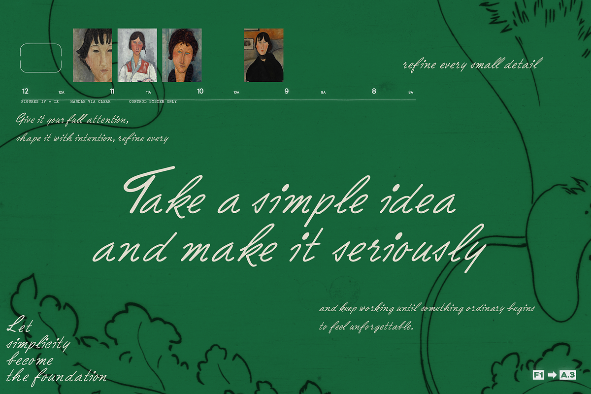 Cascade Script, a Handwritten Font by Lilithcollageart (Photo 1 of 9)