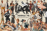 Vintage Collage Creator 400+ Assets, an Object Graphic by DreamoraArt (Thumbnail 3 of 18)