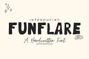 Funflare, a Sans Serif Font by Dm Studio (Thumbnail 1 of 11)