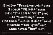 Bullet Serif TM – Grunged Typewriter, a Sans Serif Font by Type Mania (Thumbnail 9 of 10)
