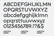 Unitea Sans Serif Family, a Sans Serif Font by Yukita Creative (Thumbnail 9 of 12)