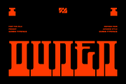 OUNEN Typeface, a Font by Font For Zula™ (Thumbnail 1 of 7)