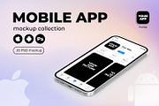 Mobile App mockup collection, a Mac Mockup by tinuwiell (Thumbnail 1 of 9)