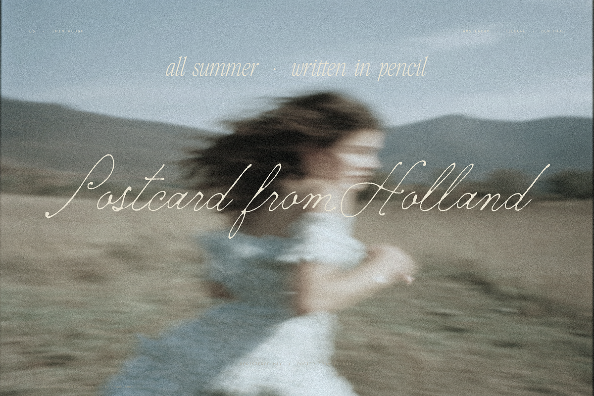 Le Studio Nocturne // Nostalgic Set, a Handwritten Font by PeachCreme (Photo 11 of 17)