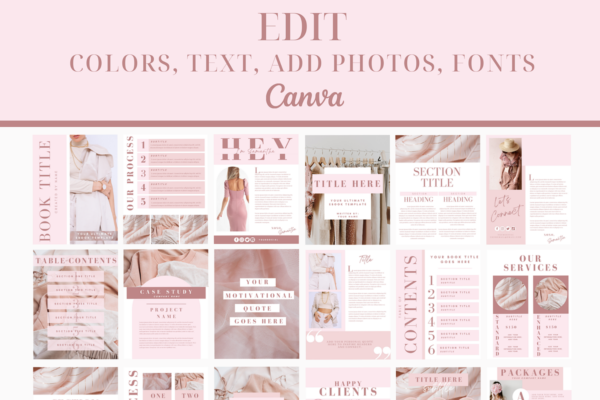 Pink Ebook Creator for Coaches, a Magazine Template by Oh So Social Boutique (Photo 3 of 4)