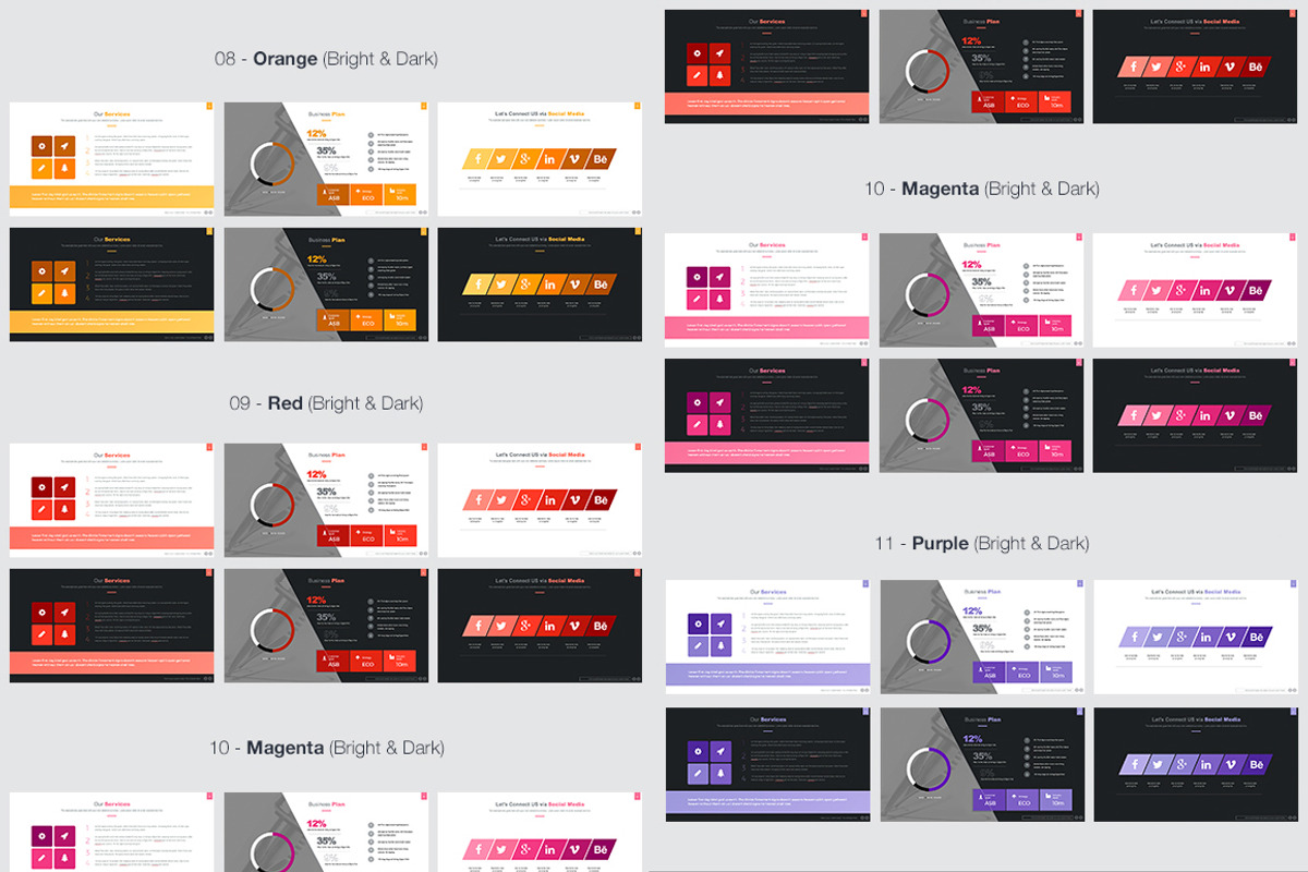Business Presentation Mega Bundle, a Presentation Template by ...