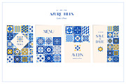 Azure Tiles Patterns & Brushes, a Pattern Graphic by Marish (Thumbnail 8 of 9)
