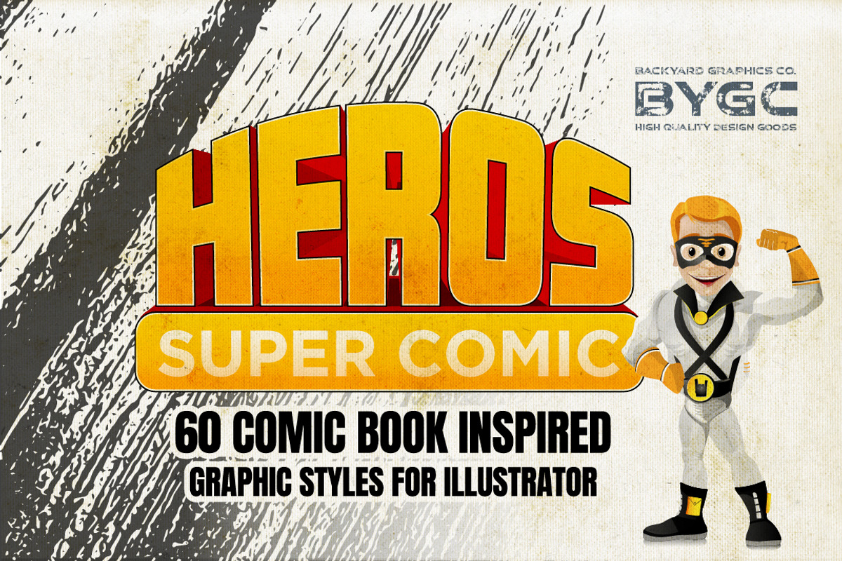 SuperComic - Vector Text Effects, an Action Add-On by BackYard Graphics Co. (Photo 1 of 18)