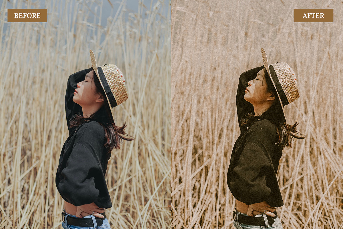 Vintage Brown Lightroom Presets, an Action Add-On by Eden Origin Studio (Photo 3 of 10)