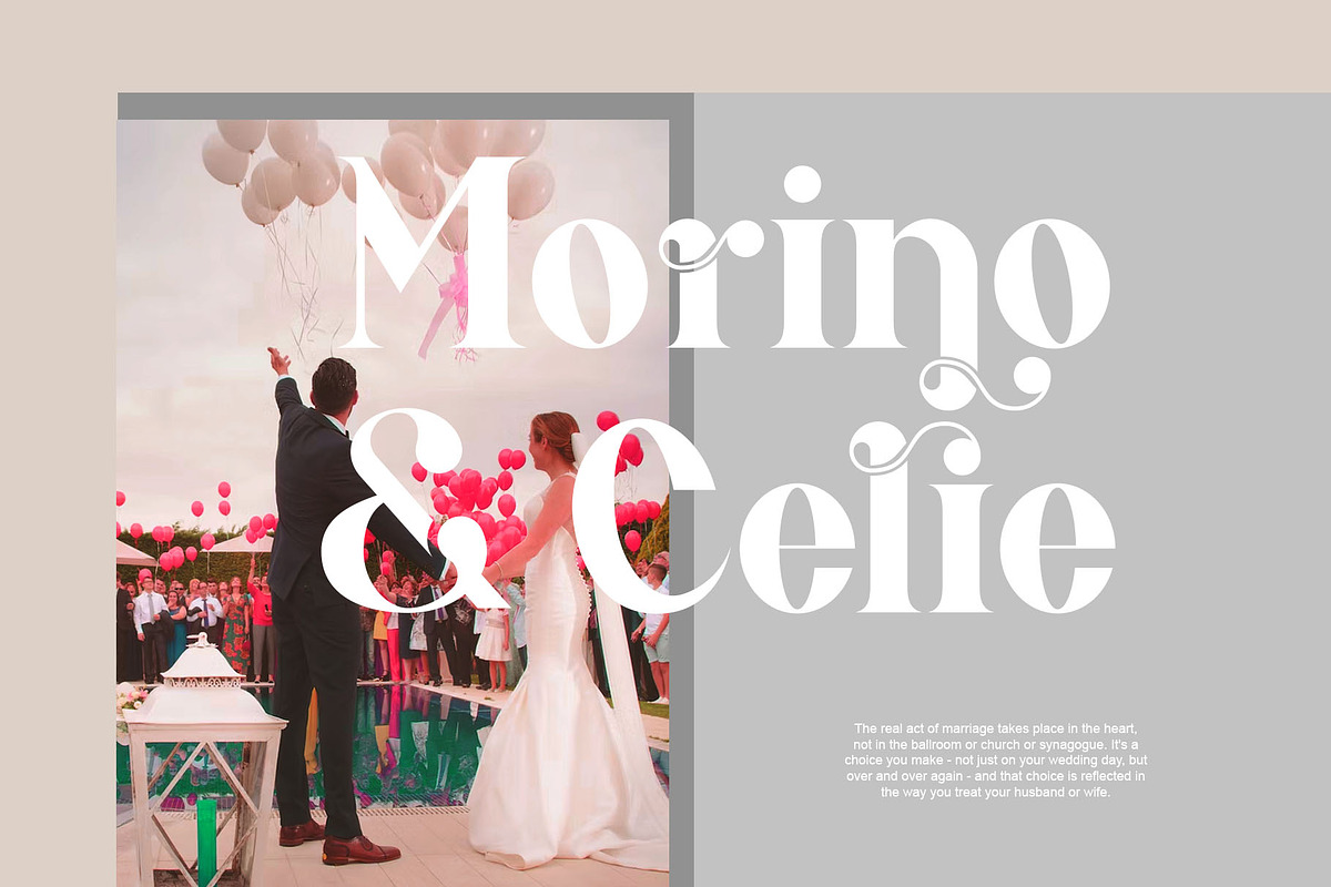 Hevin Ligature Serif Typeface, a Serif Font by yaqublekker (Photo 5 of 10)
