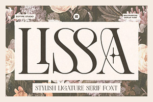 Lissa Stylish Ligature Serif Font, a Serif Font by Eotype Studio
