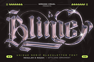 Blime Blackletter - Logo Font, a Blackletter Font by Nirmana Visual