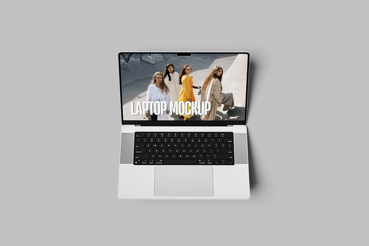 Laptop Mockup, a Wearable Device Mockup by AnasStudio (Photo 5 of 5)