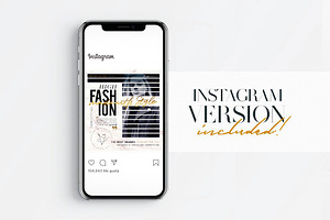 High Fashion Flyer Instagram Post