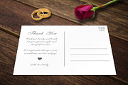 Wedding Thank You Card Template PSD, a Card Template by Supremer Studio (Thumbnail 3 of 3)