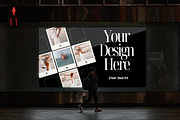 Exterior Digital Screen Mockup, an Advertising Mockup by GearShift (Thumbnail 4 of 5)