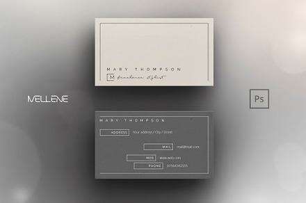 Business Card template for Photoshop