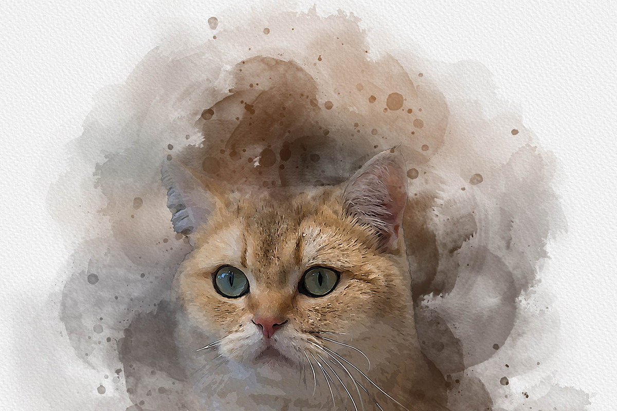 Watercolor Animal Art Photo Effect, an Action Add-On by MRI STUDIO (Photo 16 of 16)
