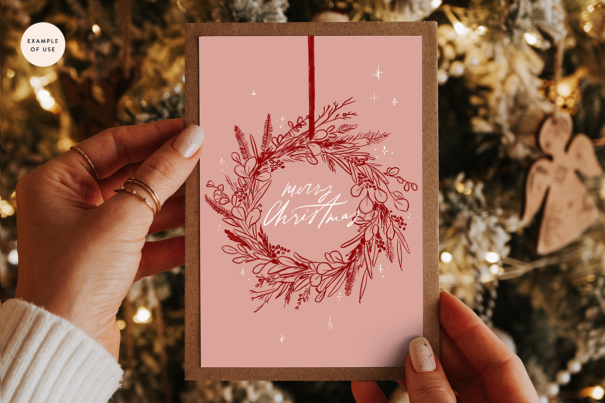 Christmas Illustrations + Lettering, a Seasonal Illustration by eclosque (Photo 25 of 34)