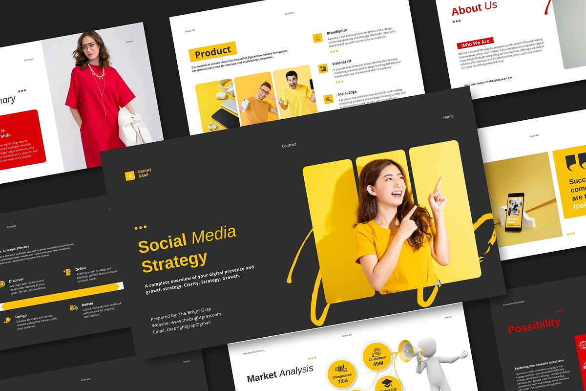 Social Media Strategy Pitch Deck