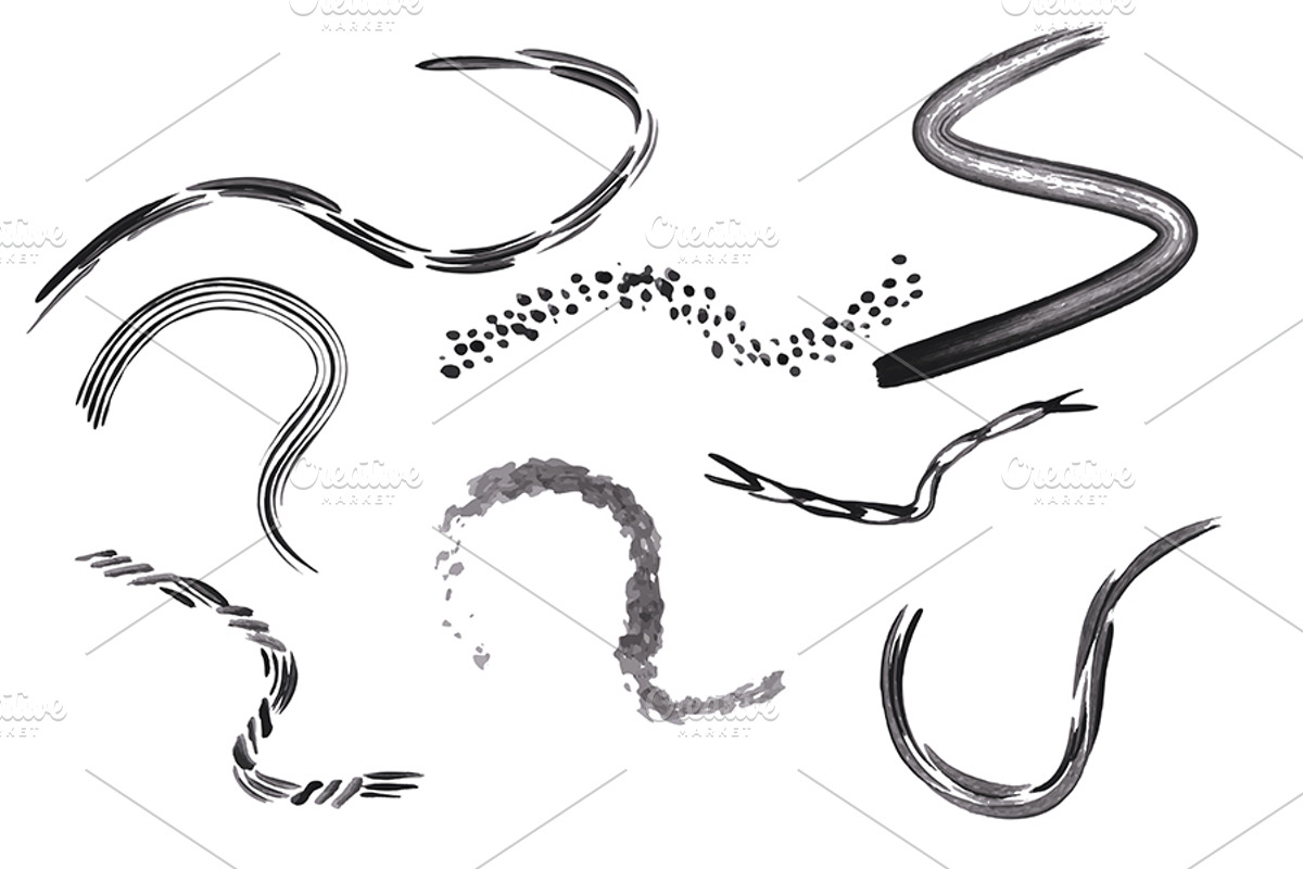 65 art aquarel brushes pack preview 4