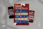 World Cup Match Schedule Flyer, a Flyer Template by Neermana (Thumbnail 1 of 4)
