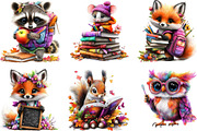 Woodland School Clipart Design, a Seasonal Illustration by Designking (Thumbnail 3 of 5)