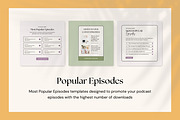 Podcast Promo Instagram Templates, a Social Media Template by Fallon Gerst (Thumbnail 11 of 16)