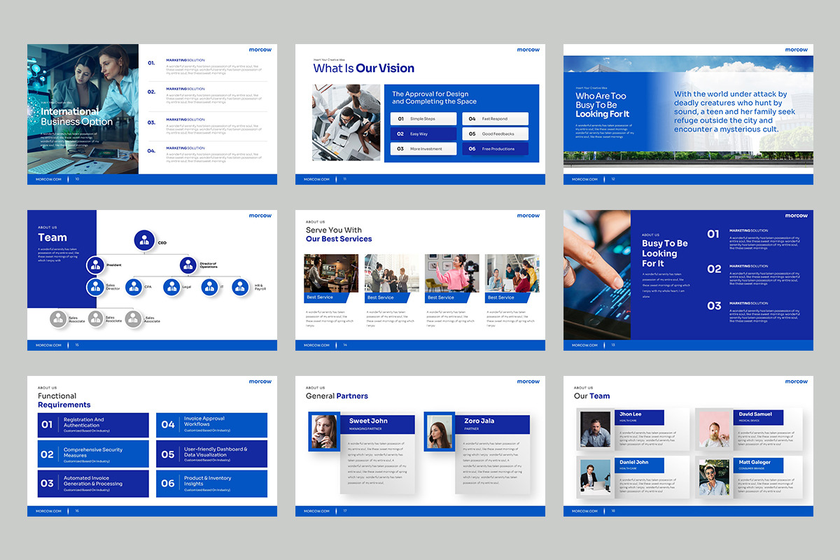 Morcow Google Slides Templates, a Presentation Template by Stock Shape (Photo 4 of 4)
