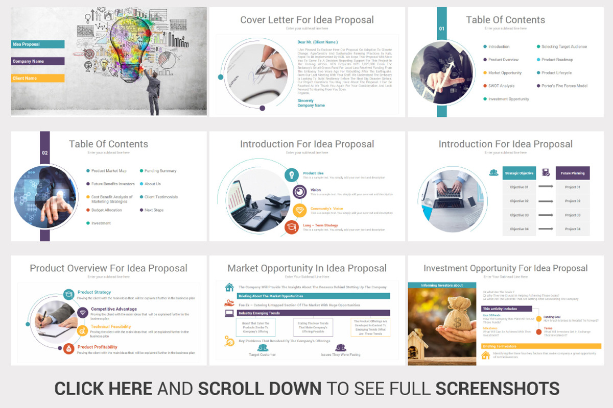 Idea Proposal PowerPoint Design, a Presentation Template by OceanArt (Photo 5 of 13)