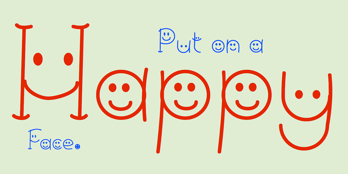 AllSmiles, a Font by Ingrimayne Type (Photo 1 of 6)