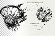 Basketball SVG Graphics, a Sport Illustration by DENIDigitalArtSudio (Thumbnail 7 of 7)