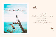 Gladis - Modern Calligraphy, a Script Font by Motokiwo (Thumbnail 6 of 8)