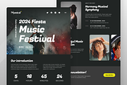 Music Concert Email Newsletter, a Templates & Theme by SquidPixey (Thumbnail 6 of 6)