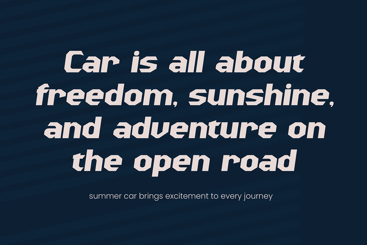 Buzer Rock Futuristic Sport Font, a Sans Serif Font by timelesstype.co (Photo 15 of 20)