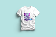 Cute Elephant Flu Cartoon, an Animal Illustration by Artstorystudio (Thumbnail 3 of 3)