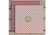 Vintage 4th of July Digital Papers, a Pattern Graphic by JennyL Designs (Thumbnail 3 of 3)
