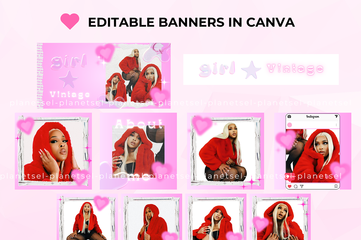 Girly Pink Heart Shopify Theme, a Shopify Template by PLANETSEL (Photo 4 of 6)